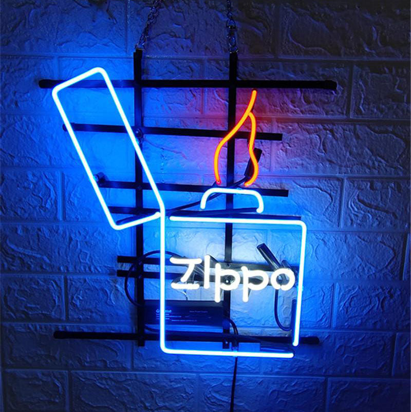 "Zippo" Neonschrift