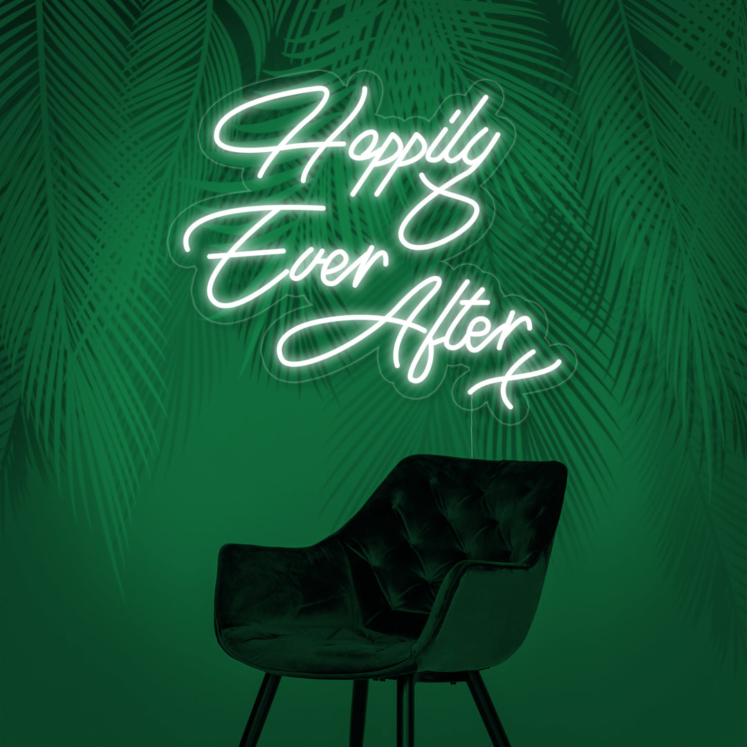 "Happy Ever After" Neonschrift
