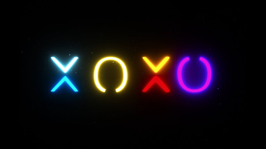"XOXO" Neonschrift
